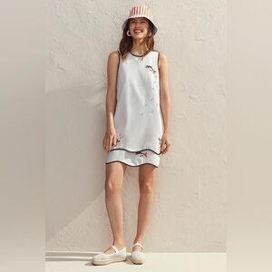 Maeve Sleeveless Tiered Mini Dress